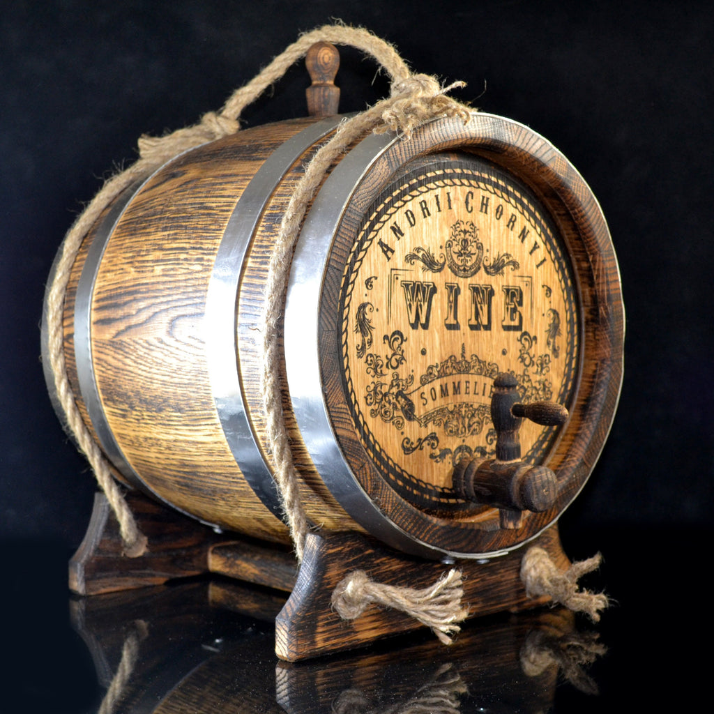 Personalized oak whiskey Barrel 1, 3, 5. 10, 15 L Barrel, Rum Bourbon Barrel aging oak, Aging Barrel, cask Gift for Man Scotch Lover barrel