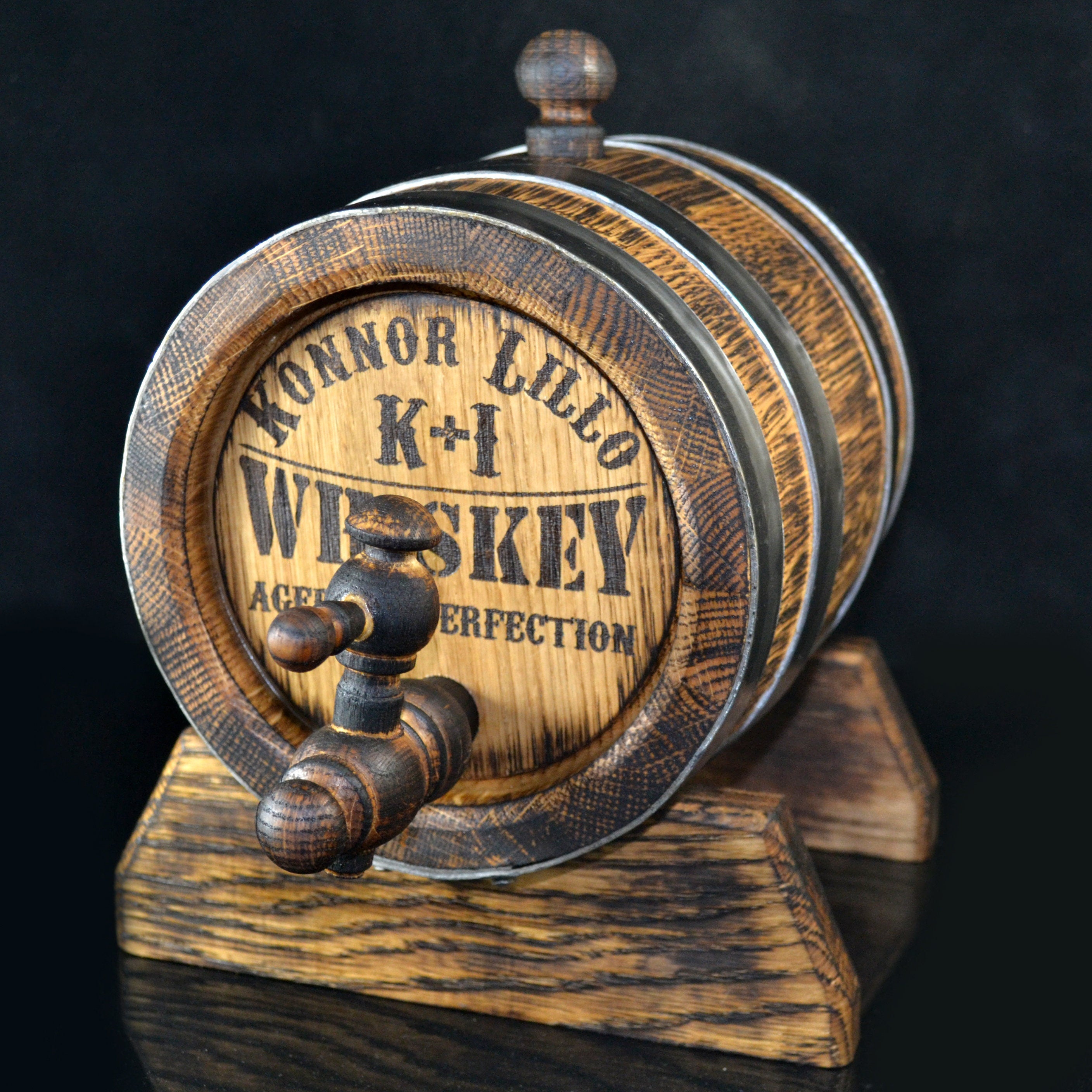 Personalized Oak Barrels for Aging Elite Spirits: The Perfect Gift for Whiskey lover Barrel 1, 2, 3, 5, 10 15 Liter Aging Bourbon Scotch Rum