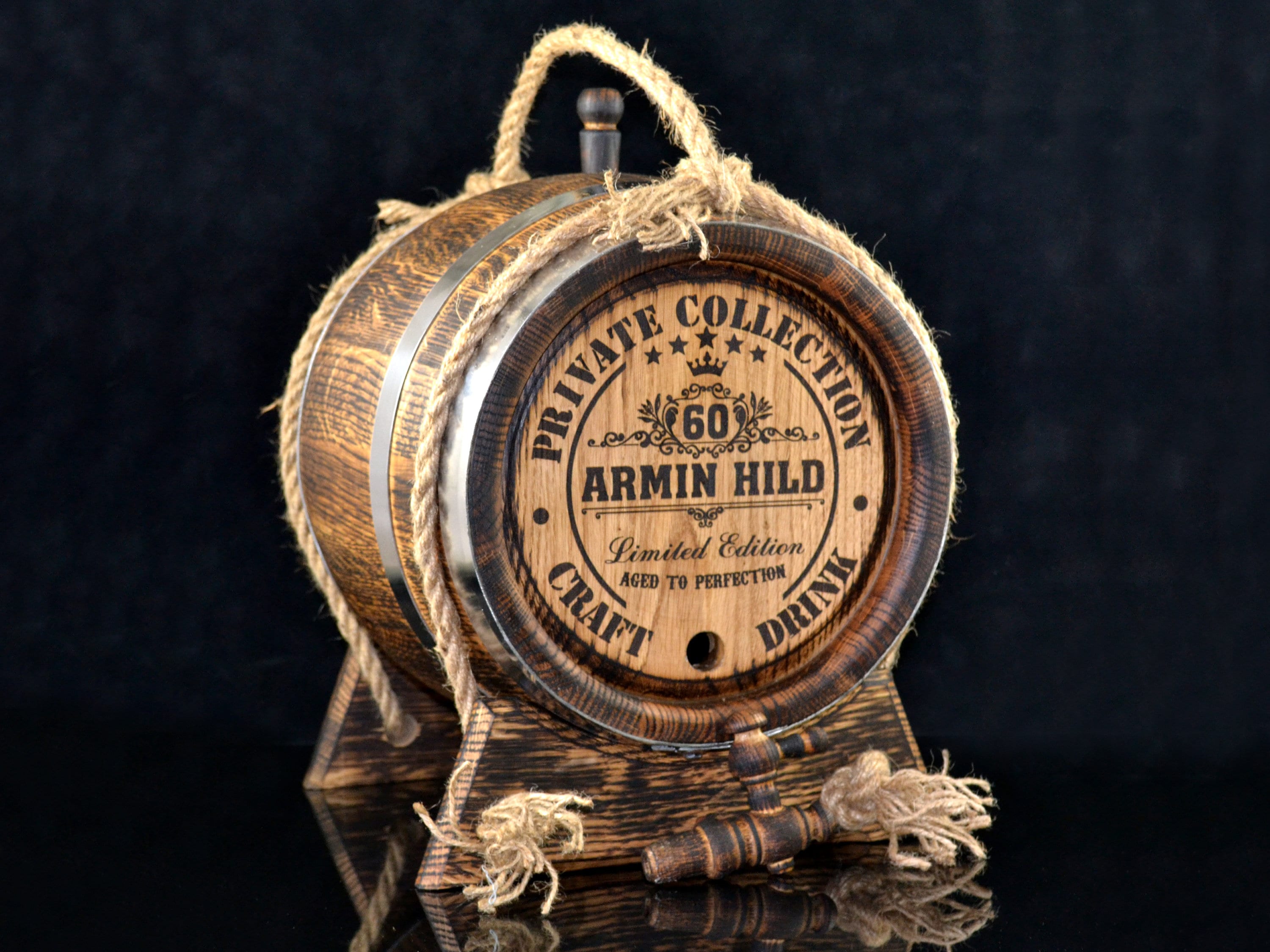 Personalized whiskey Barrel 1, 2, 3, 5. 10, 15 L Oak Rum Bourbon Barrel aging oak, Aging Barrel, cask Gift for Man Scotch Lover barrel