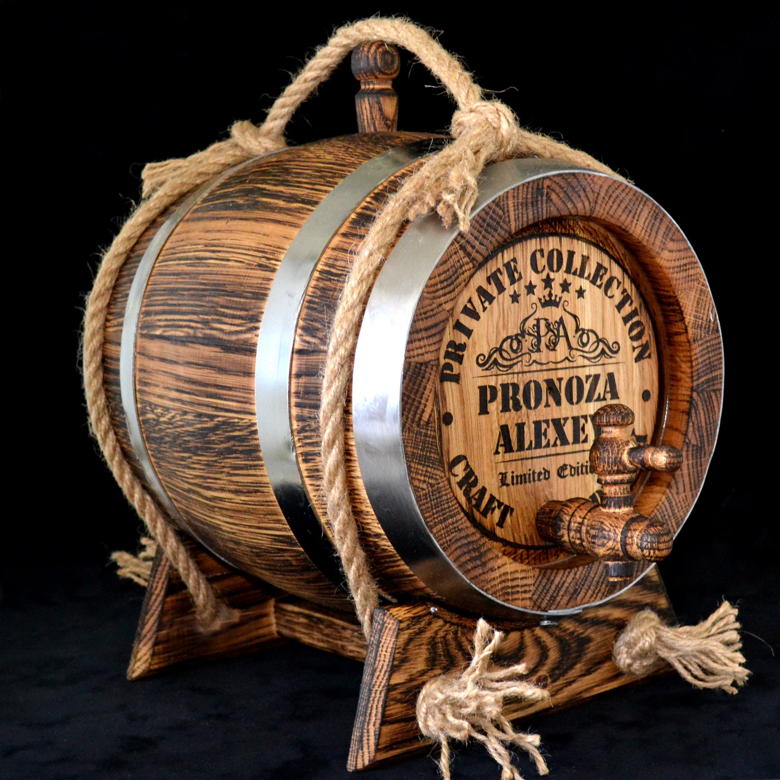 Personalization Barrel 1, 2, 3, 5, 10, 15 Liter Whiskey Oak Retro Barrel antique Rum Barrel Bourbon Oak Aging Barrel Gift  Man Scotch Lover