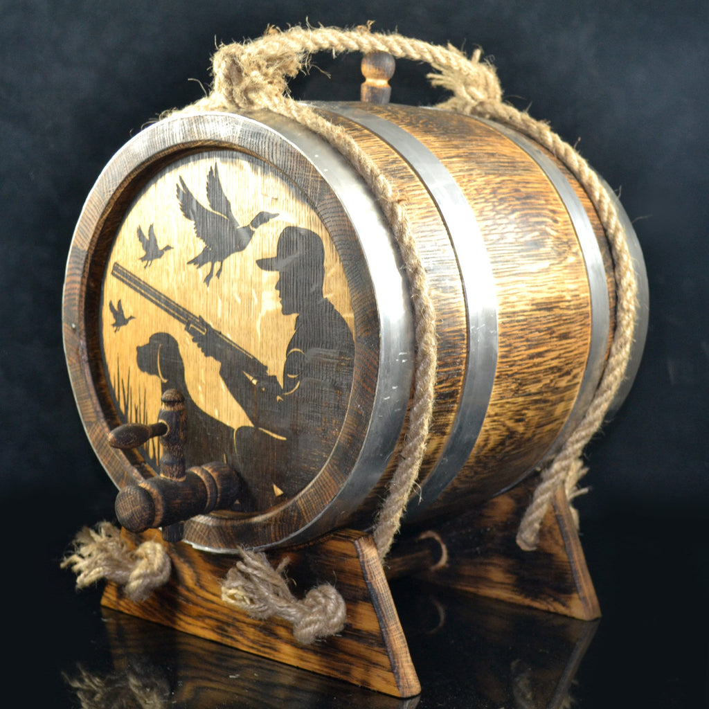 Personalized Oak Aging Barrels - Craft Your Perfect Rum, Scotch, Bourbon, or Whiskey with Aging Oak Barrels Available in 1, 3, 5, 10, 15 L