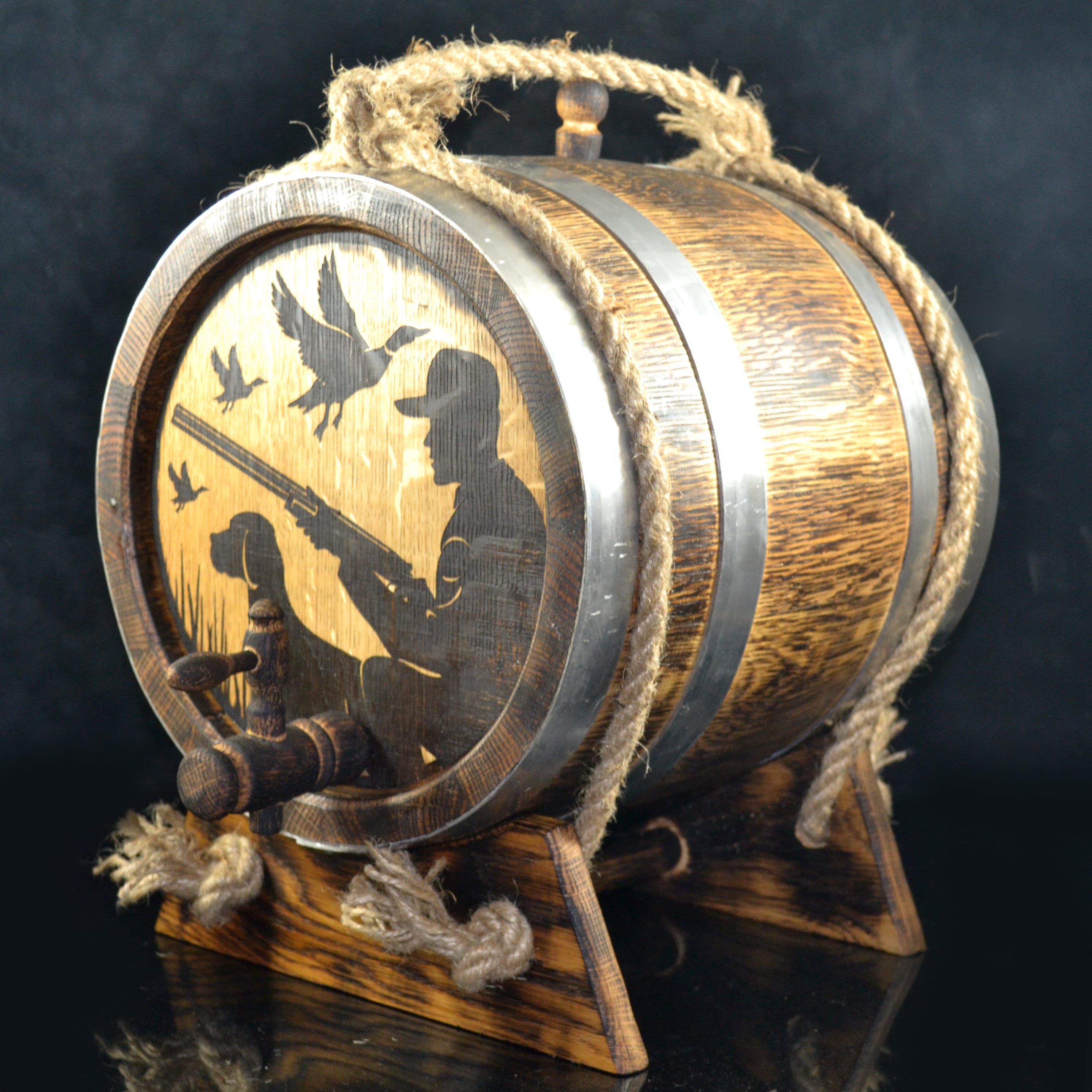 Personalized Oak Aging Barrels - Craft Your Perfect Rum, Scotch, Bourbon, or Whiskey with Aging Oak Barrels Available in 1, 3, 5, 10, 15 L
