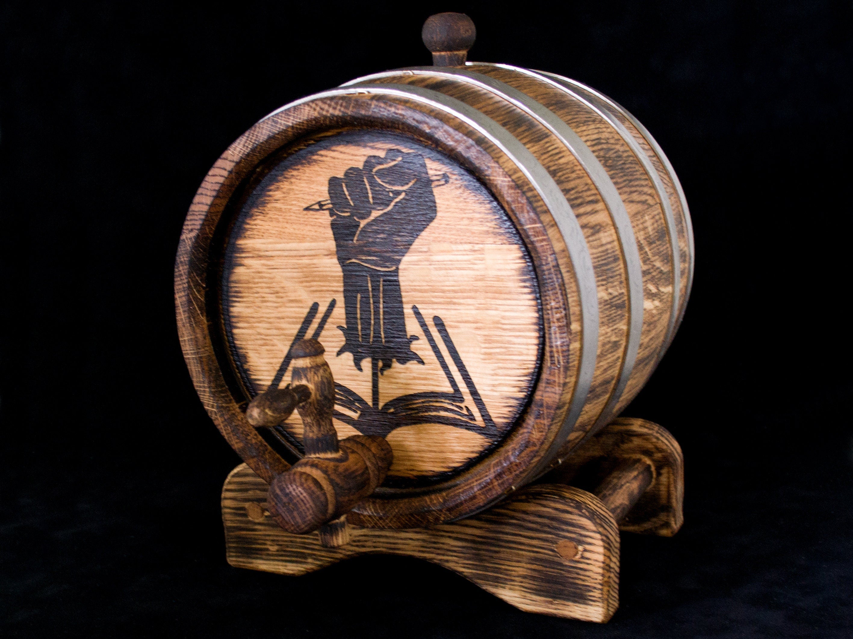 Personalized oak Whiskey Barrel, 1, 2, 3, 5. 10, 15 Liter Oak Barrel, Rum, Bourbon, Wine Lover Gift, Barrel, Aging, for Man, oak winemaker