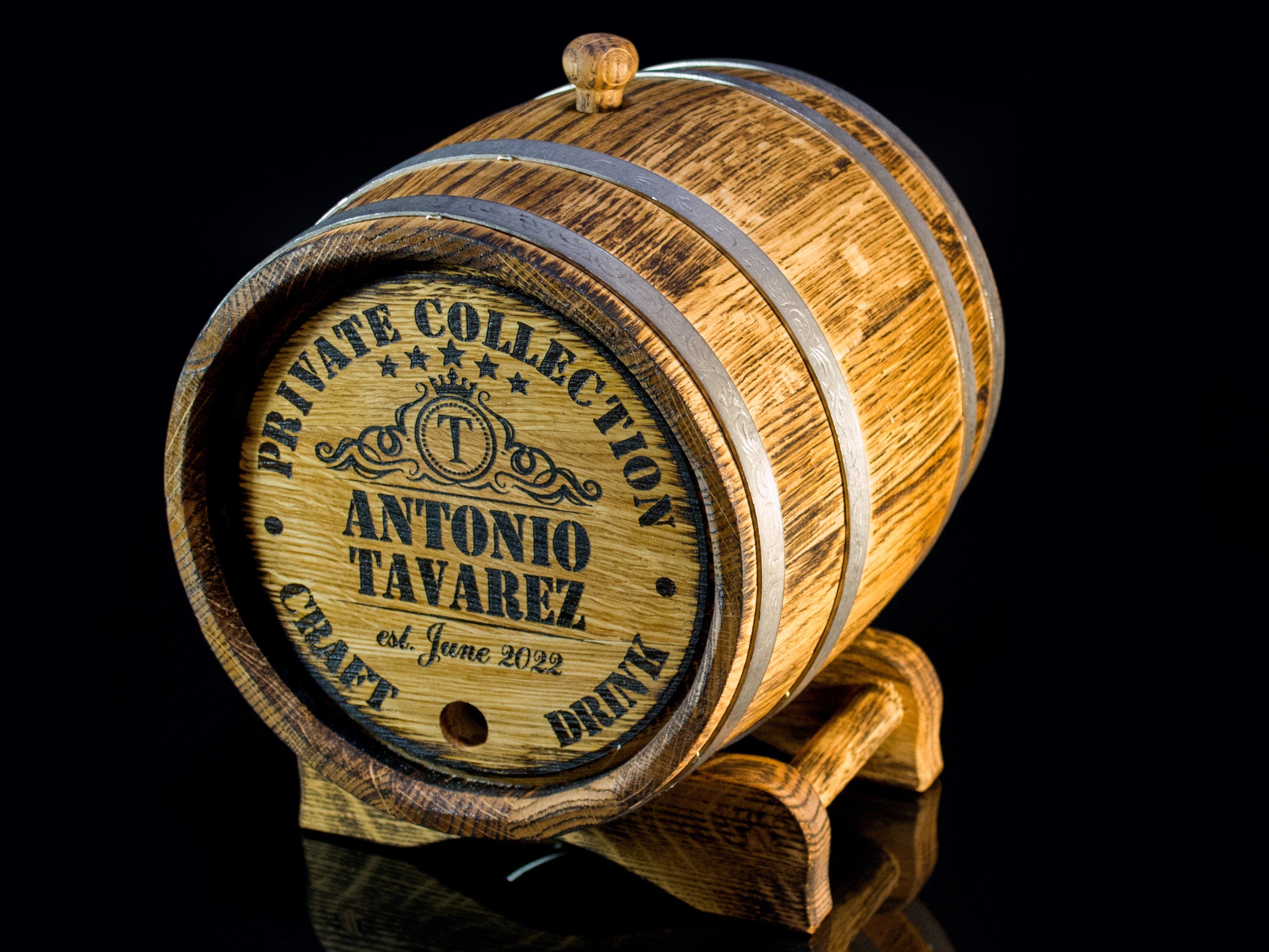 Oak whiskey barrel Personalized aging 1, 2, 3, 5, 10, 15L Oak Barrel Rum Bourbon Barrel Aging Gift for Man Scotch Lover barrel Free shipping