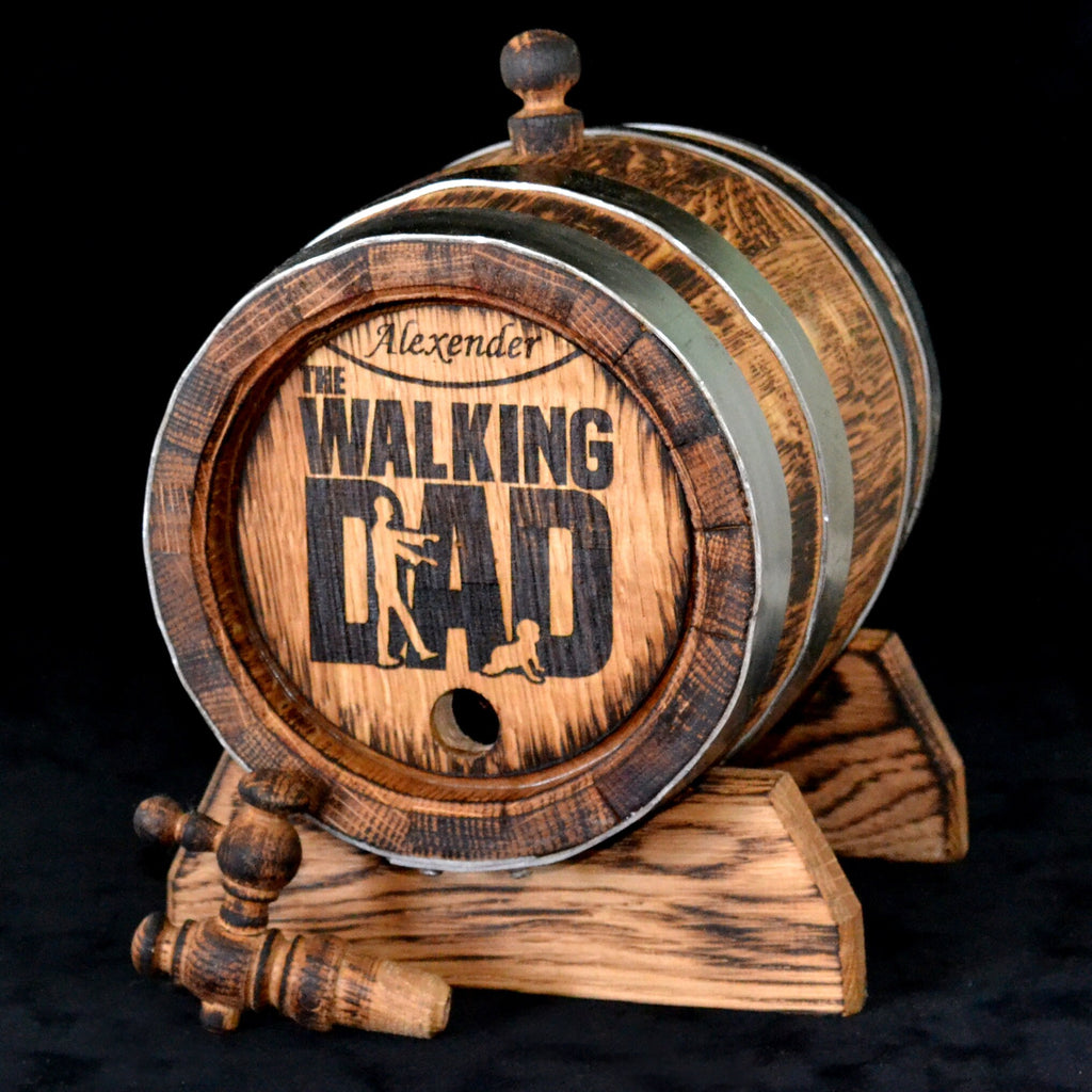 Personalized Oak Whiskey Aging Barrel 1, 2, 3, 5, 10, 15 Liter Rum Barrel, Bourbon Barrel Gift for Man Scotch Lover oak winemaker barrel