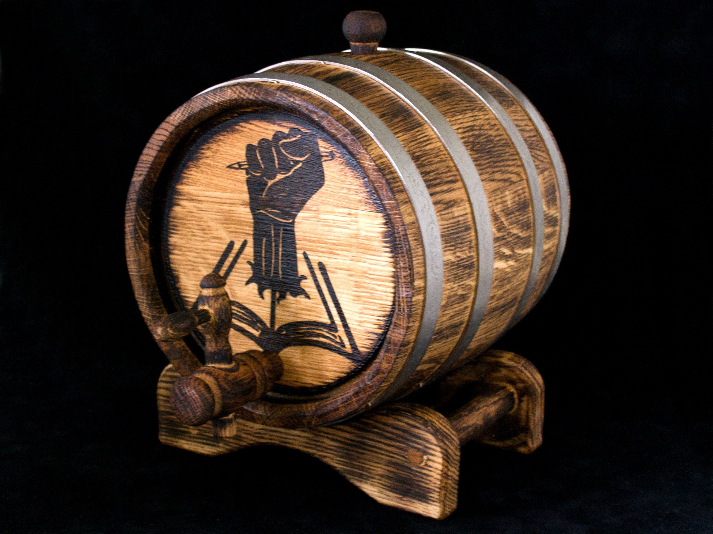 Personalized oak Whiskey Barrel, 1, 2, 3, 5. 10, 15 Liter Oak Barrel, Rum, Bourbon, Wine Lover Gift, Barrel, Aging, for Man, oak winemaker