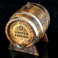 Oak whiskey barrel, wood barrels, 1, 2, 3, 5, 10, 15 Liter, Rum Aging Barrel Bourbon Barrel Gift for Man Scotch Lover oak winemaker barrel