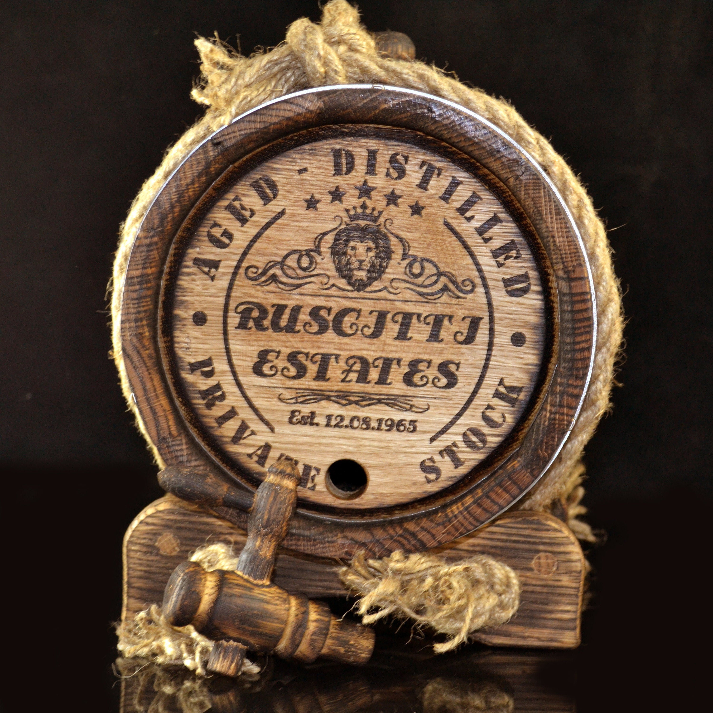 Personalized whiskey Oak Barrel 1, 2, 3, 5. 10, 15 L Barrel, Rum Bourbon Barrel aging oak, Aging Barrel, cask Gift for Man Scotch Lover
