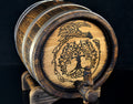 Personalized Oak Barrels: Elevate Your Spirits with Custom Engravings 1, 3, 5. 10, 15 L Oak Barrel, Rum Bourbon Barrel, Aging.
