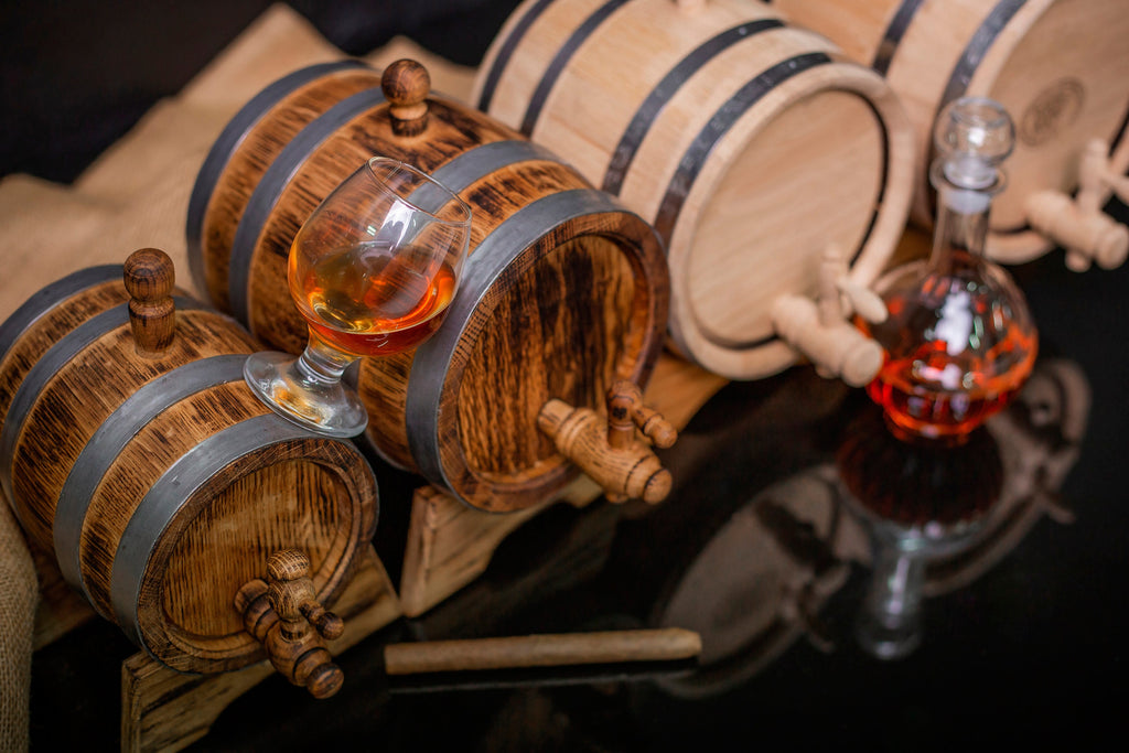 Aging Done Right: Personalized Oak Barrels for Whiskey Brandy, Bourbon 1, 2, 3, 5, 10, 15 Liter Stainless Tap, Oak cask Gift for Men him dad