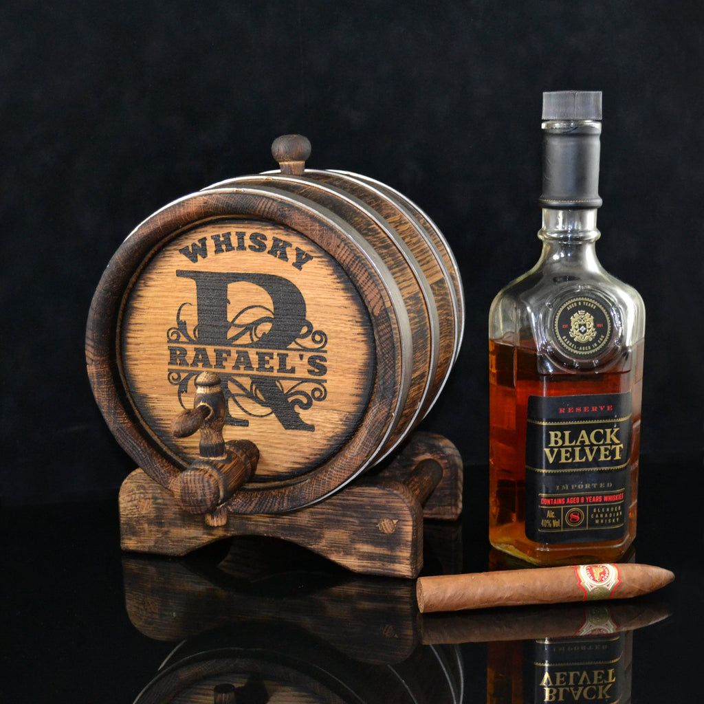 Aging Oak Barrel 1, 2, 3, 5, 10, 15 L, Personalized whiskey barrel Barrel Rum Bourbon  Aging Barrel Gift for Man Scotch Lover barrel