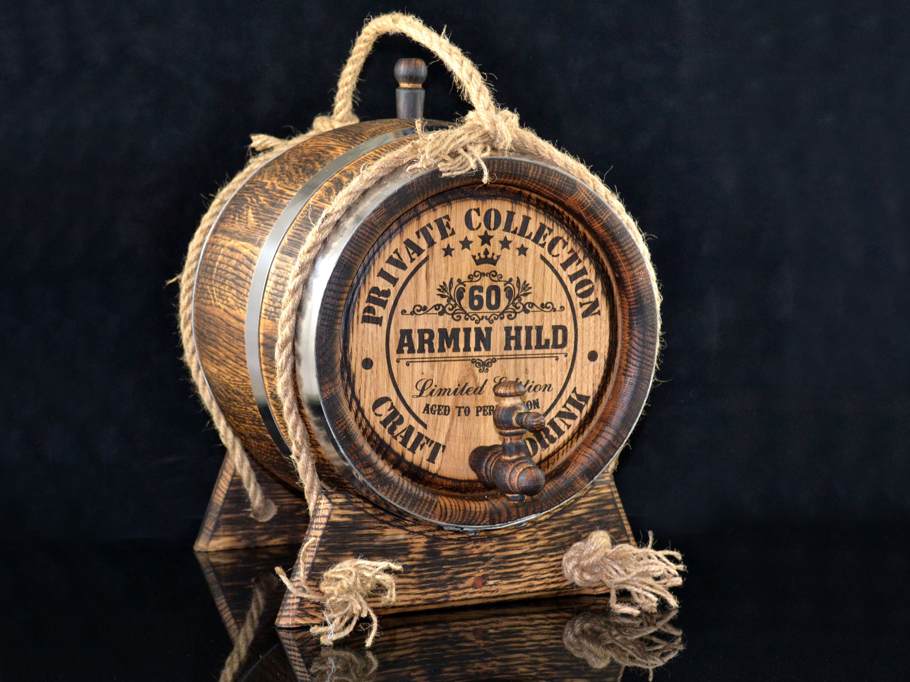 Personalized whiskey Barrel 1, 2, 3, 5. 10, 15 L Oak Rum Bourbon Barrel aging oak, Aging Barrel, cask Gift for Man Scotch Lover barrel