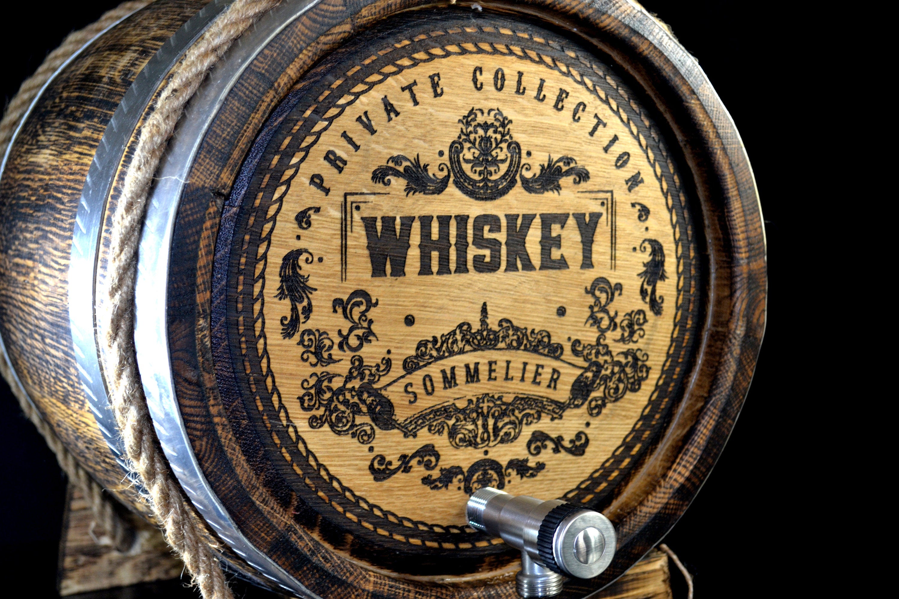 Personalized whiskey Oak  Barrel 1, 2, 3, 5. 10, 15 L Rum Bourbon Barrel aging oak, Aging Barrel, cask Gift for Man Scotch Lover barrel (копия)