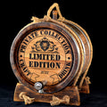 Aging Done Right: Personalized Oak Barrels for Whiskey Brandy, Bourbon 1, 2, 3, 5, 10, 15 Liter Stainless Tap, Oak cask Gift for Men him dad