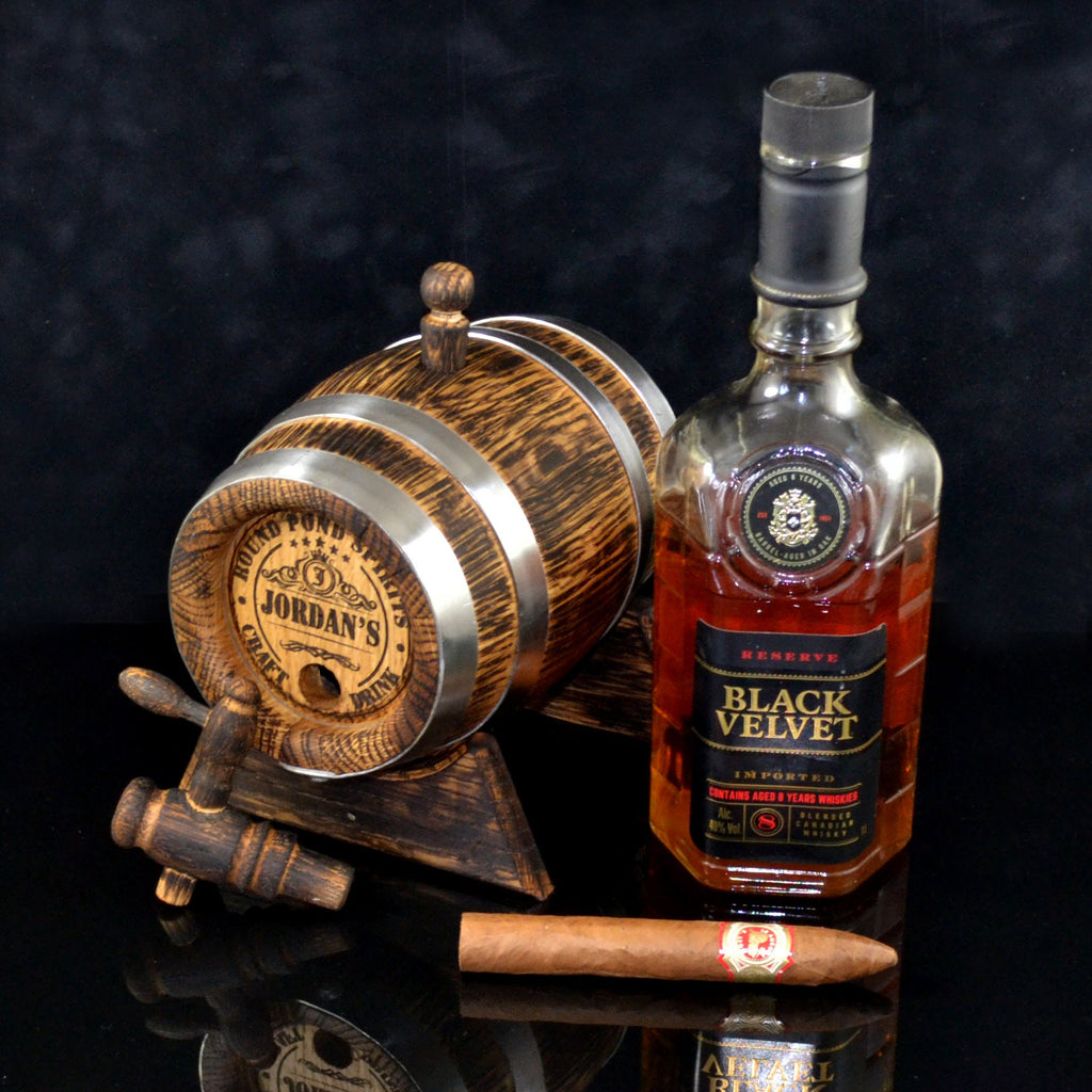 Gift For man, Barrel 1, 2, 3, 5, 10, 15 Liter Rum Aging Bourbon Personalized Oak Whiskey  Barrel Gift Man Scotch Lover wooden cask winemaker