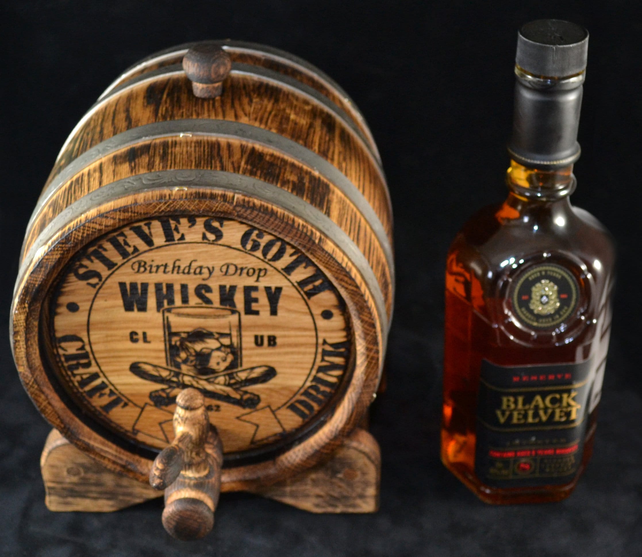 Personalized Oak cask Whiskey Barrel  1, 2, 3, 5, 10, 15 Liter Rustic Aging Bourbon Rum Scotch  Gift for Men him dad Groomsmen Groom Gift