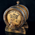 Personalized Oak Barrels for Aging Elite Spirits: The Perfect Gift for Whiskey lover Barrel 1, 2, 3, 5, 10 15 Liter Aging Bourbon Scotch Rum