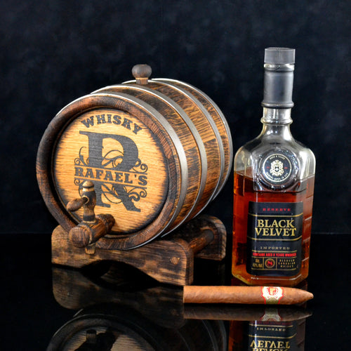 Aging Oak Barrel 1, 2, 3, 5, 10, 15 L, Personalized whiskey barrel Barrel Rum Bourbon  Aging Barrel Gift for Man Scotch Lover barrel