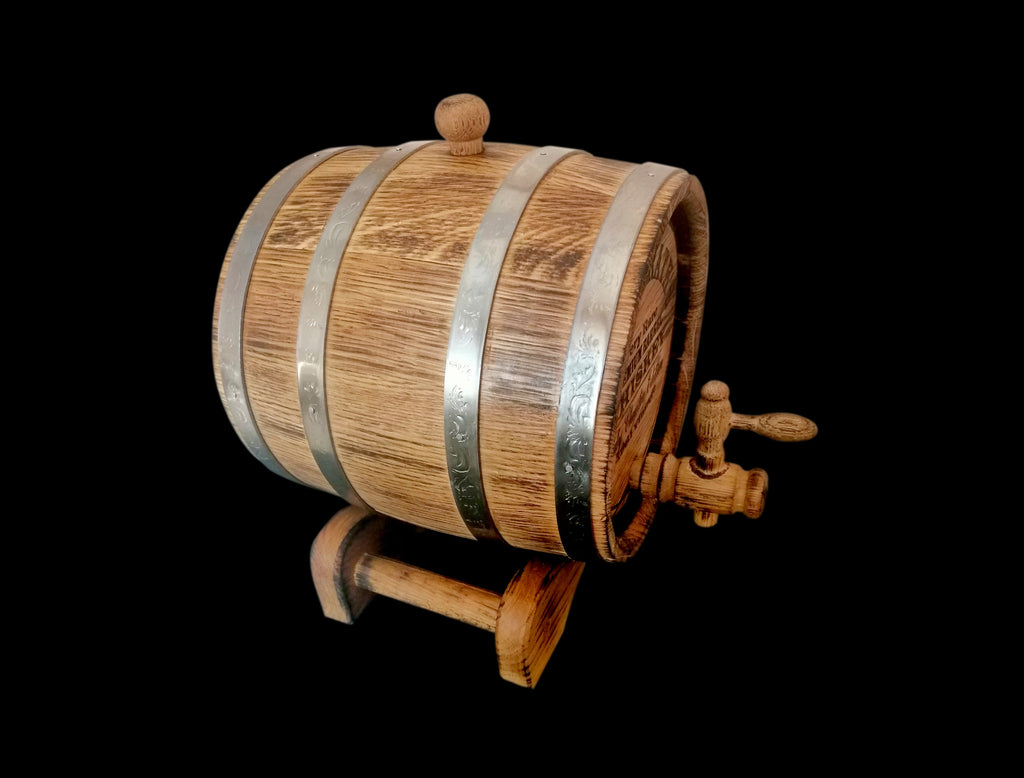 Personalized oak Whiskey Barrel, 1, 2, 3, 5. 10, 15 Liter Oak Barrel, Rum, Bourbon, Wine Lover Gift, Barrel, Aging, for Man, oak winemaker