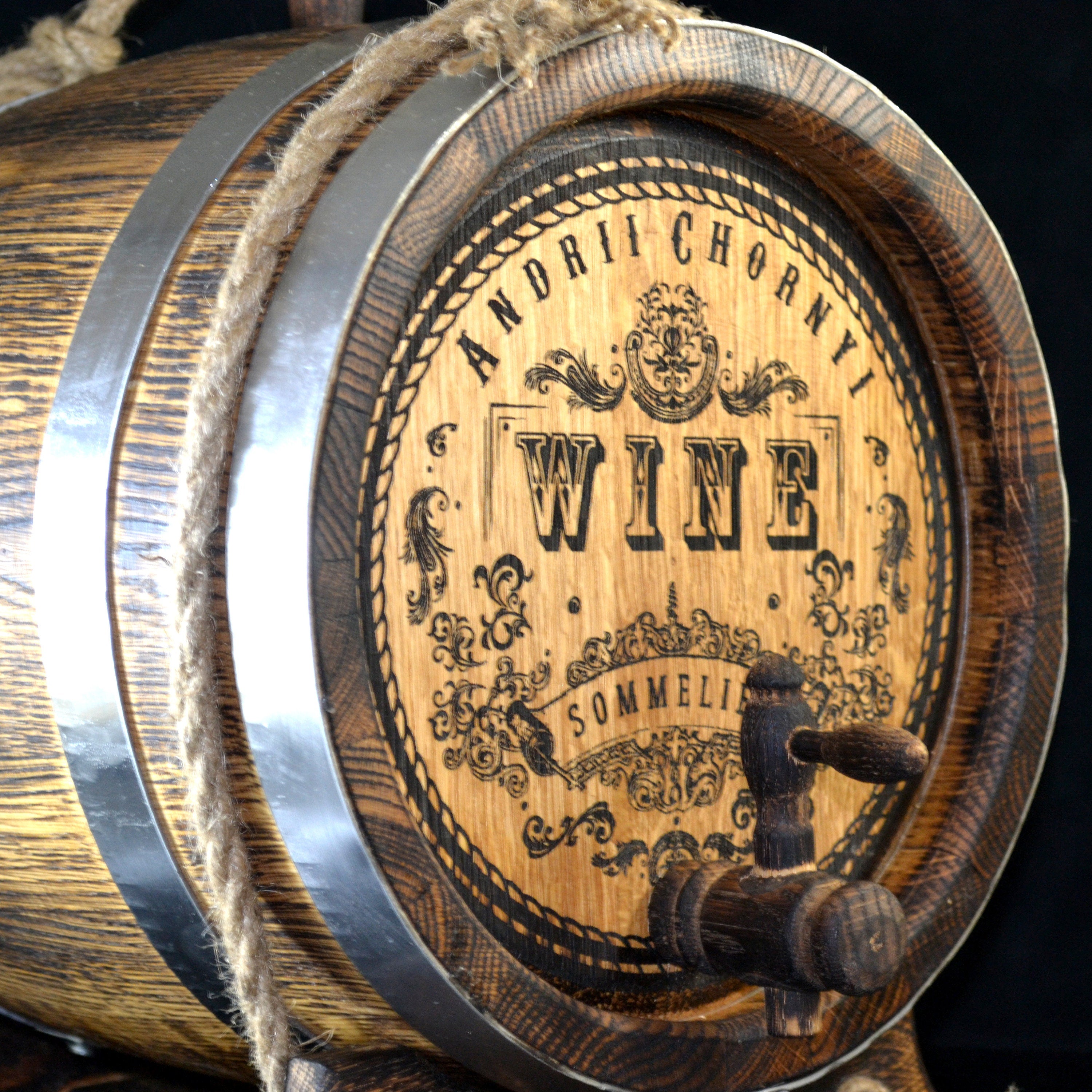 Personalized oak whiskey Barrel 1, 3, 5. 10, 15 L Barrel, Rum Bourbon Barrel aging oak, Aging Barrel, cask Gift for Man Scotch Lover barrel