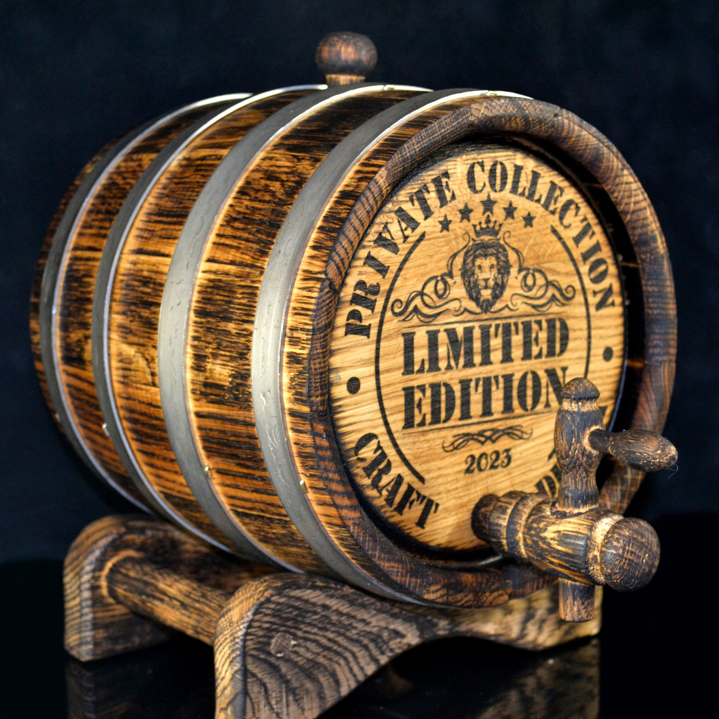 Personalized Oak Barrel: Crafted Elegance for Elite Spirits, Unforgettable Gifts for Whiskey Enthusiasts  1, 2, 3, 5, 10, 15 Liter Aging Rum