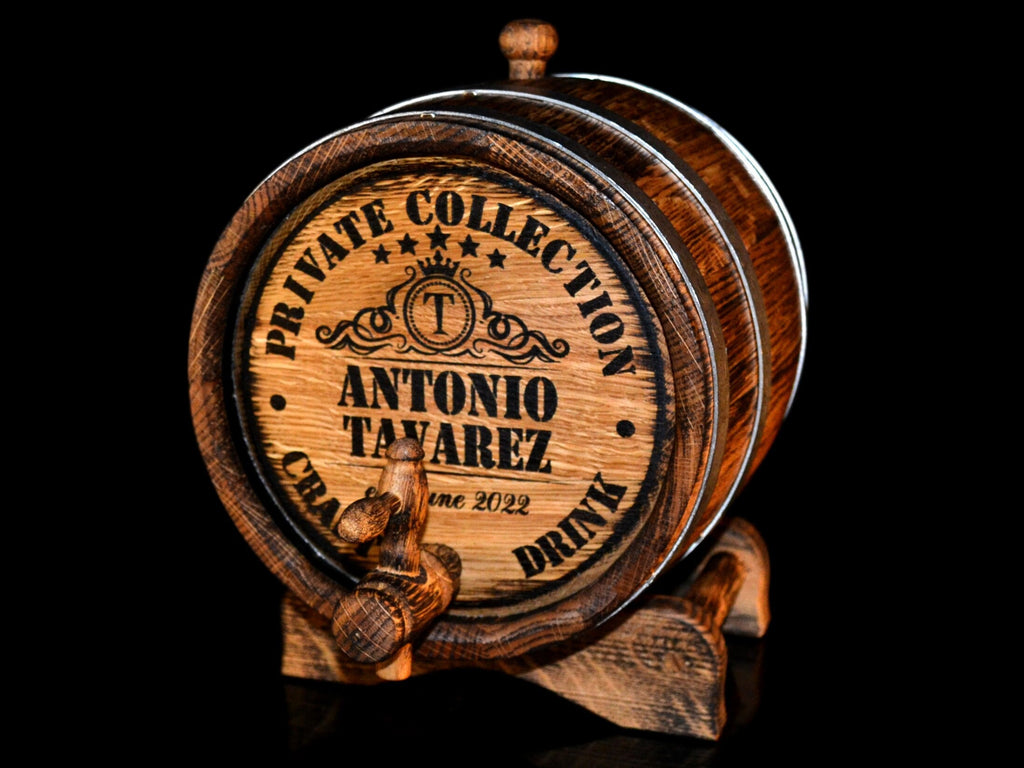 Oak whiskey barrel Personalized aging 1, 2, 3, 5, 10, 15L Oak Barrel Rum Bourbon Barrel Aging Gift for Man Scotch Lover barrel Free shipping