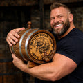 Personalized oak Barrel, Oak cask 1, 2, 3, 5, 10, 15 Liter, Aging Barrel Bourbon Rum Scotch  Whiskey Gift for Men him dad Groomsmen Groom