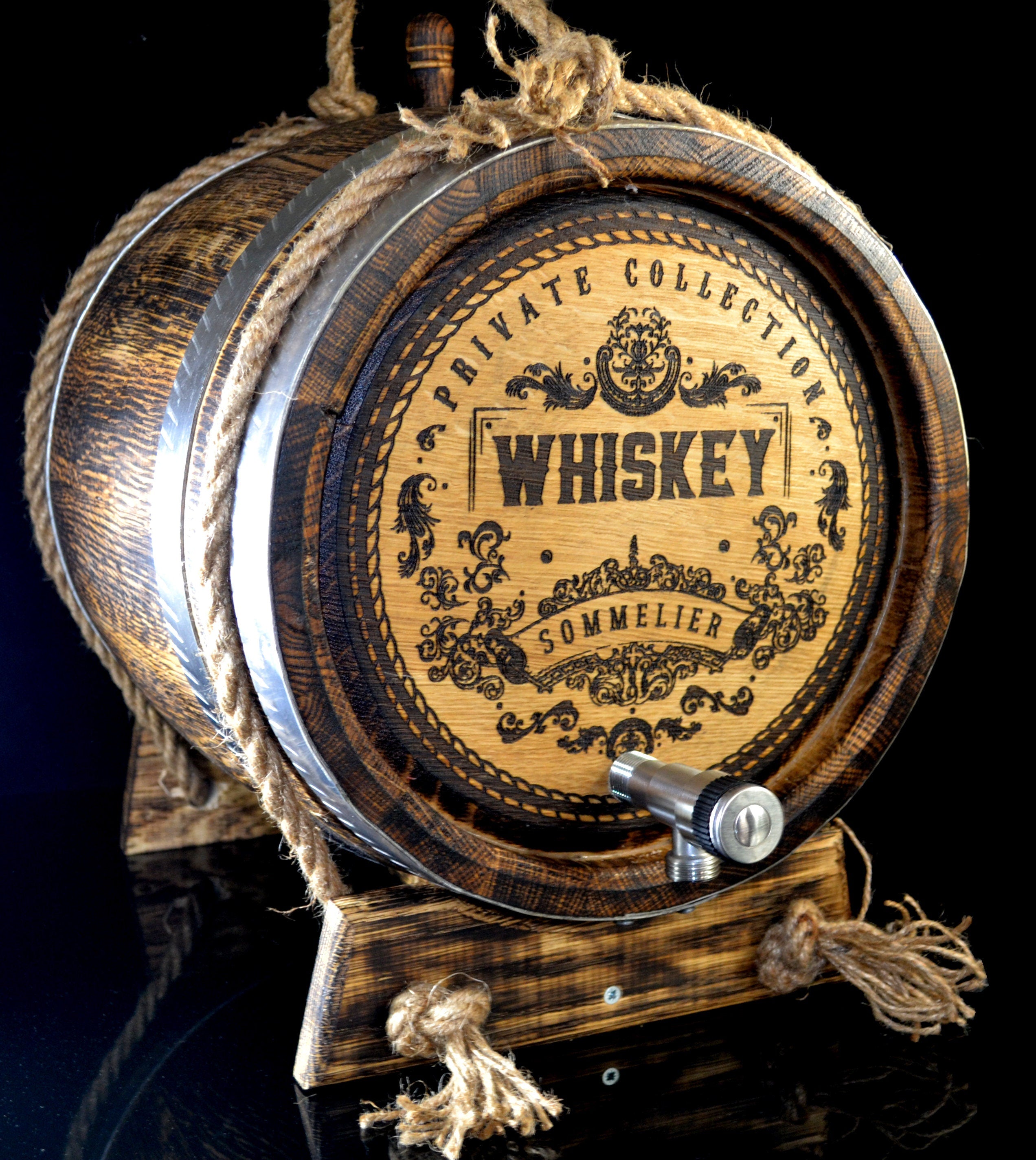 Personalized whiskey Oak  Barrel 1, 2, 3, 5. 10, 15 L Rum Bourbon Barrel aging oak, Aging Barrel, cask Gift for Man Scotch Lover barrel (копия)