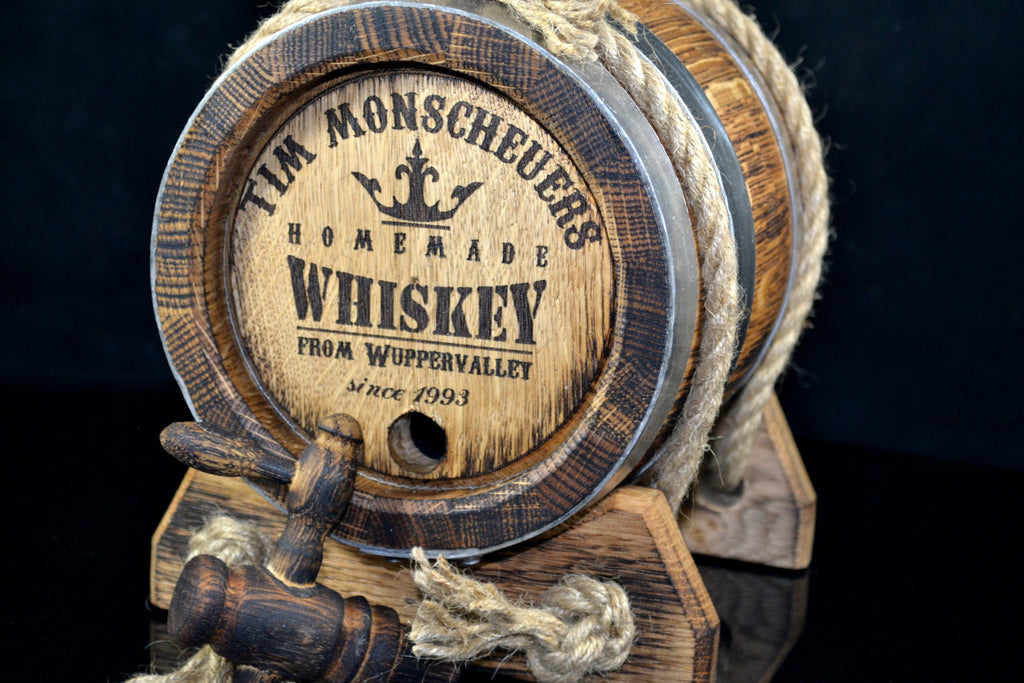 Aging Oak Barrel 1, 2, 3, 5, 10, 15 Liter Oak Barrel antique Rum Barrel Bourbon Whiskey Oak Retro Barrel Gift for Man Scotch Lover oak winemaker