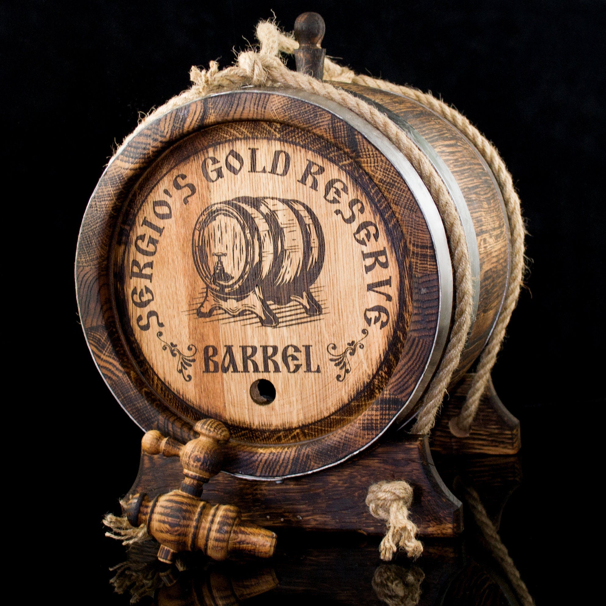 solid oak whiskey barrel 1, 2, 3, 5. 10, 15 L Oak Barrel, Rum Bourbon Personalized Barrel, Aging Barrel Gift for Man Scotch Lover barrel