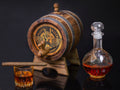 Hard Rock Gift Oak Whiskey Barrel 1, 2, 3, 5. 10, 15 Liter, Rum Barrel, Aging Bourbon Barrel Gift for Man Scotch Lover oak winemaker barrel
