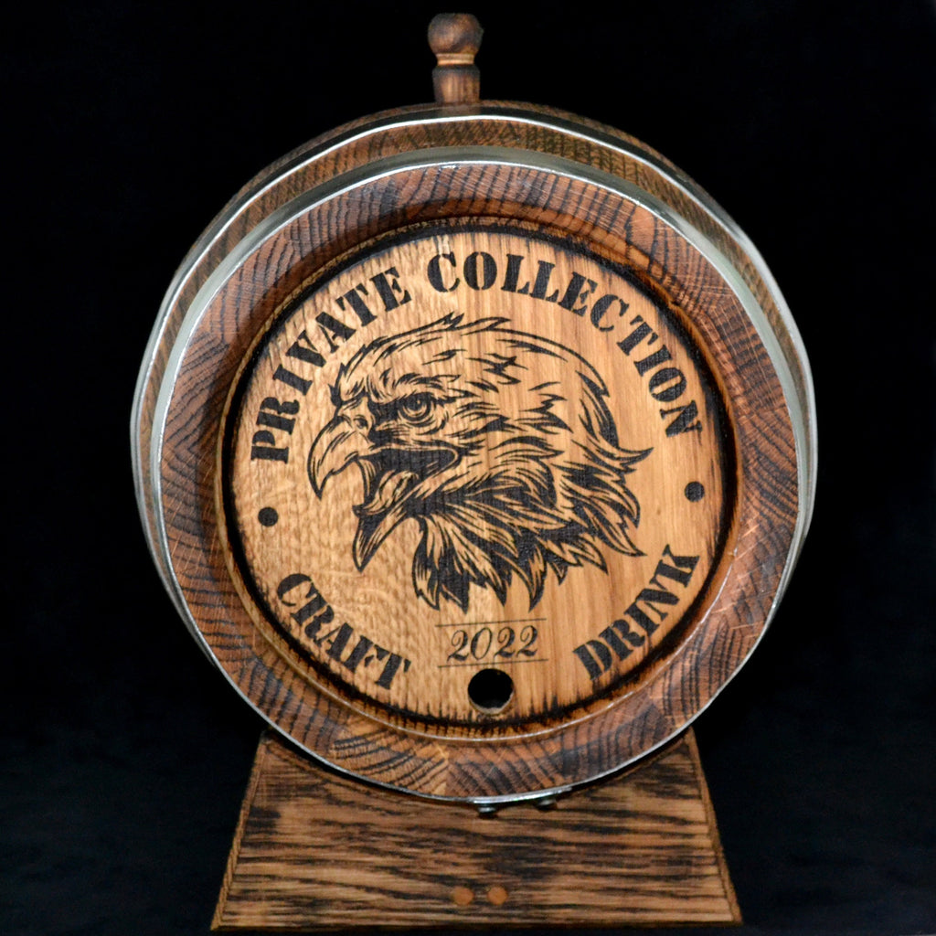 Whiskey Barrel, 1, 2, 3, 5. 10, 15 Liter Oak Barrel, Rum Barrel, Aging Barrel Bourbon Barrel Gift for Man Scotch Lover oak winemaker barrel