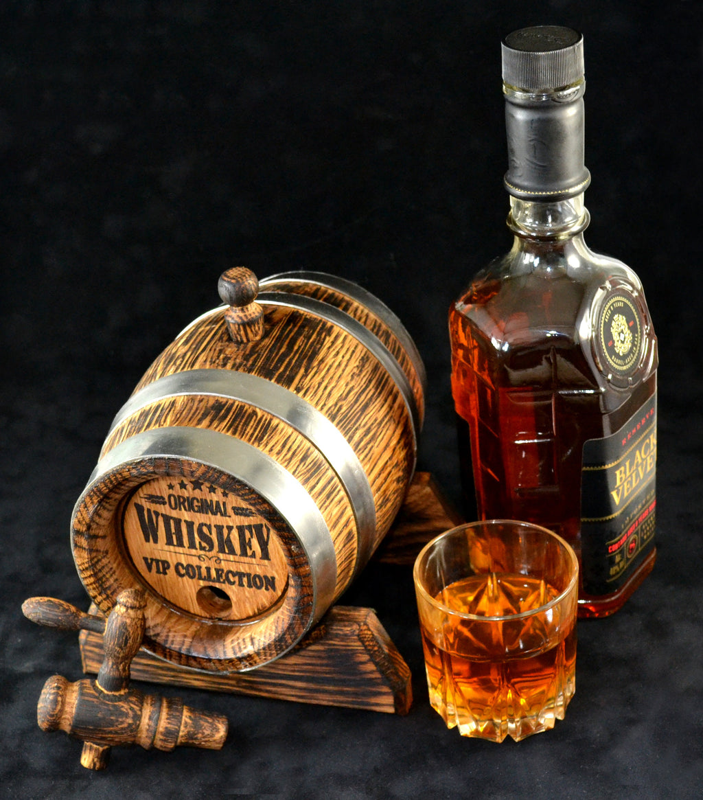 Personalized oak Barrel, Oak cask 1, 2, 3, 5. 10, 15 Liter, Aging Barrel Rum Bourbon Scotch  Whiskey Gift for Men him dad Groomsmen Groom