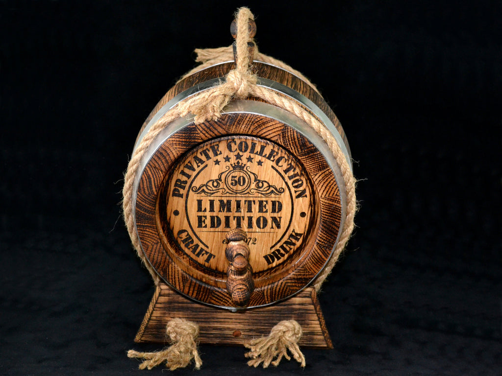 Oak Aging Retro Barrel 1, 3, 5. 10, 15 Liter Oak Barrel, antique Rum Barrel Bourbon Whiskey  Barrel Gift for Man Scotch Lover oak winemaker