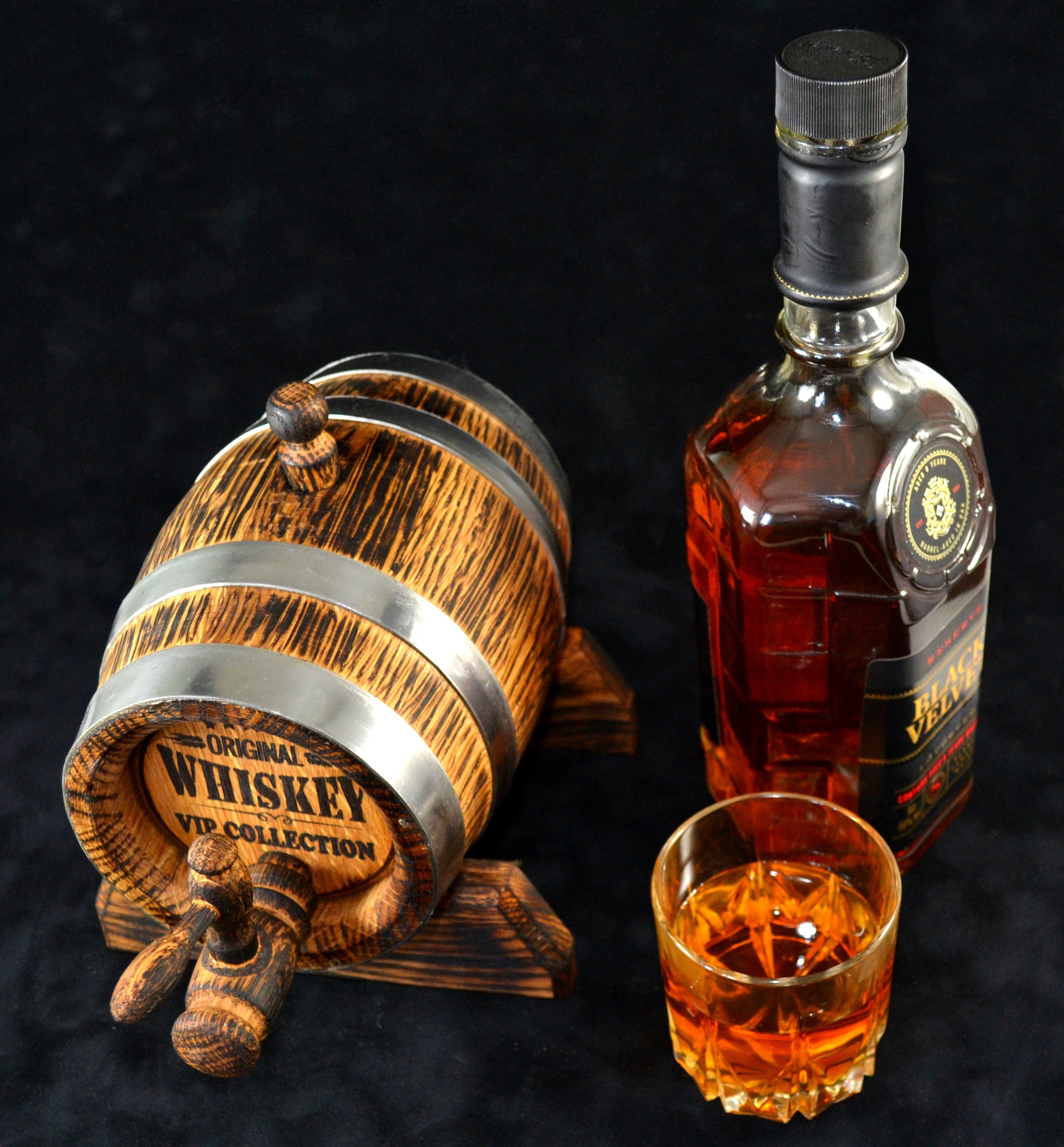 1 Liter Oak Whiskey Barrel, Rum Oak Barrel, Rum Barrel, Aging Barrel Bourbon Barrel Gift for Man Scotch Lover oak winemaker