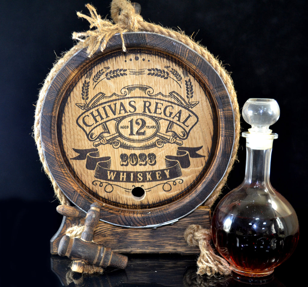 Personalized aging oak whiskey  Barrel 1, 2, 3, 5, 10, 15 L Oak Barrel, Rum Bourbon Barrel, Aging  cask Gift for Man Scotch Lover barrel