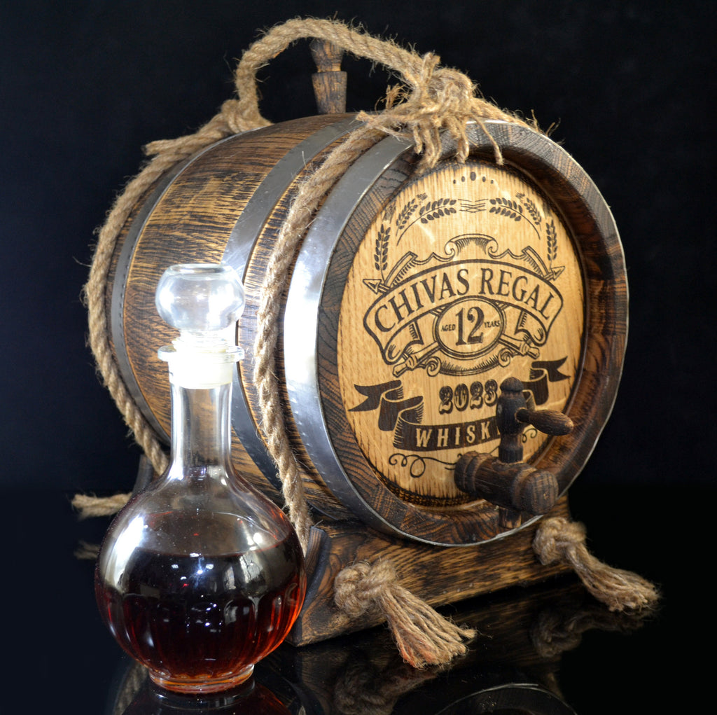 Personalized aging oak whiskey  Barrel 1, 2, 3, 5, 10, 15 L Oak Barrel, Rum Bourbon Barrel, Aging  cask Gift for Man Scotch Lover barrel