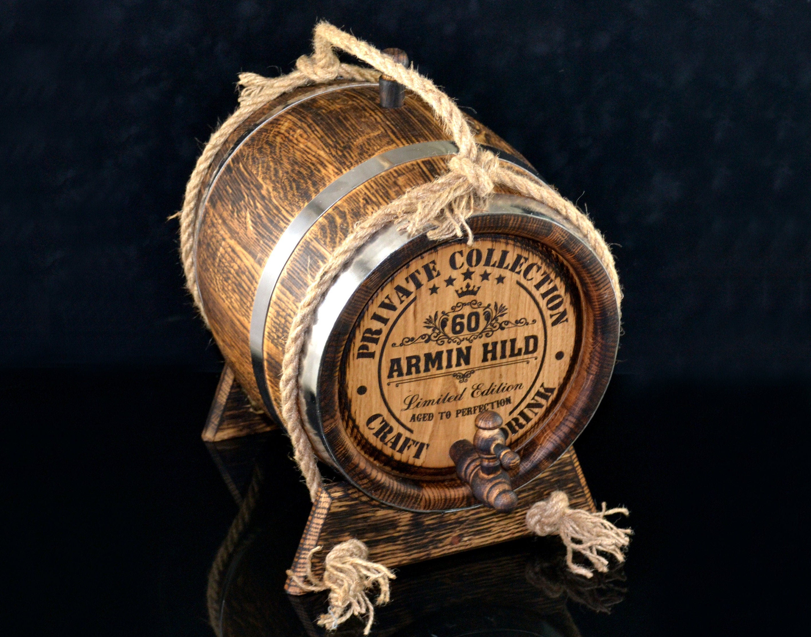 Personalized whiskey Barrel 1, 2, 3, 5. 10, 15 L Oak Rum Bourbon Barrel aging oak, Aging Barrel, cask Gift for Man Scotch Lover barrel