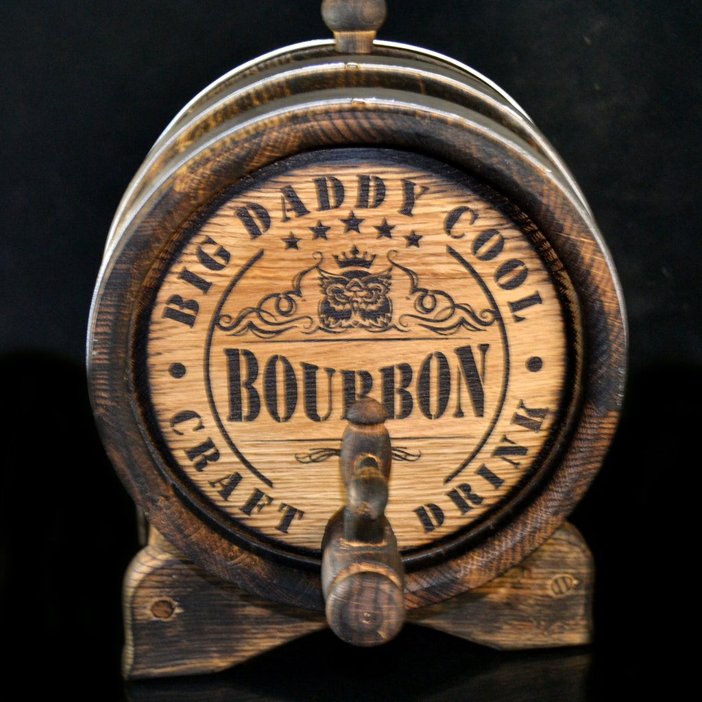 Personalized oak whiskey Barrel 1, 2, 3, 5, 10, 15 L aging Oak Barrel, Rum Bourbon  Aging Barrel Gift for Man Scotch Lover barrel