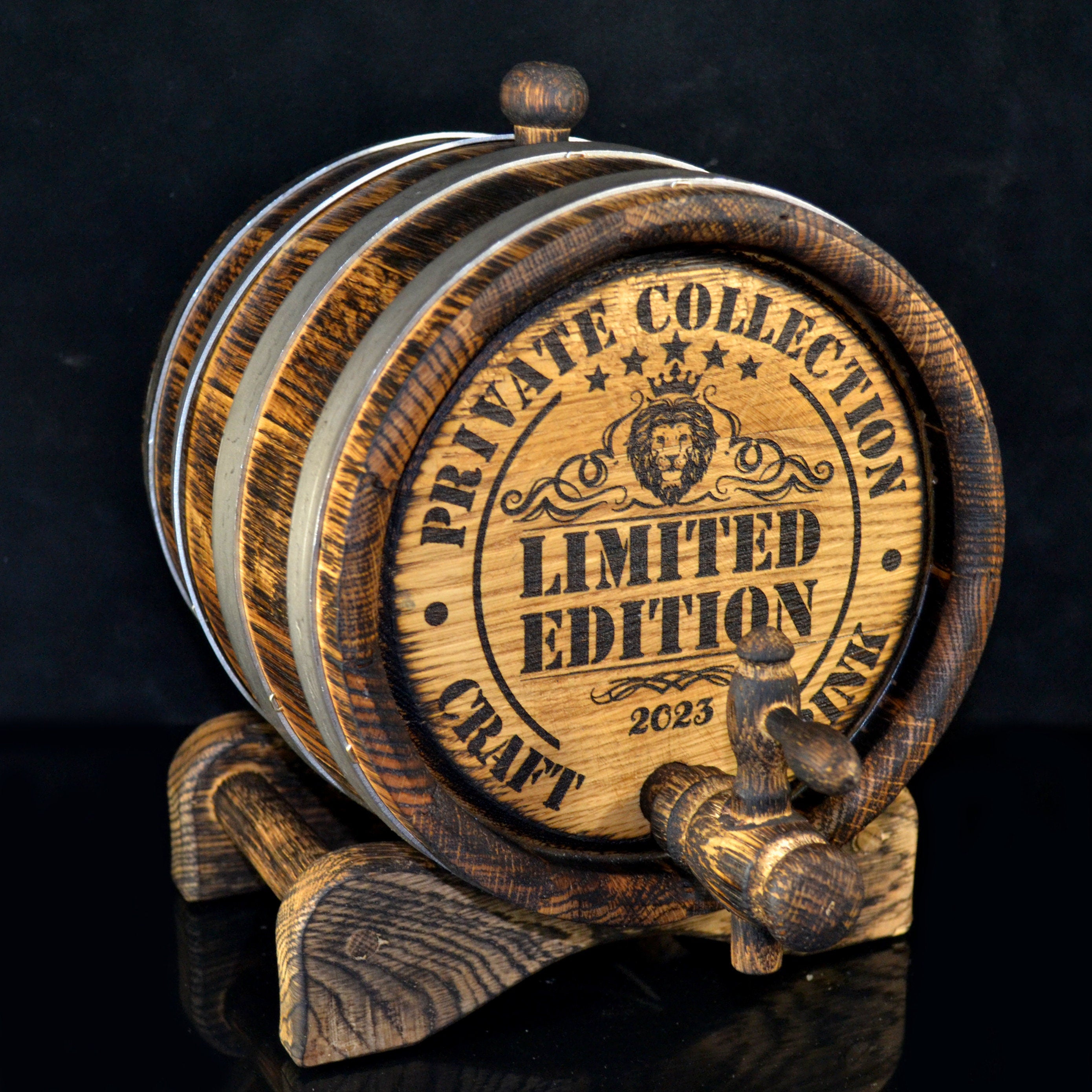 Personalized Oak Barrel: Crafted Elegance for Elite Spirits, Unforgettable Gifts for Whiskey Enthusiasts  1, 2, 3, 5, 10, 15 Liter Aging Rum