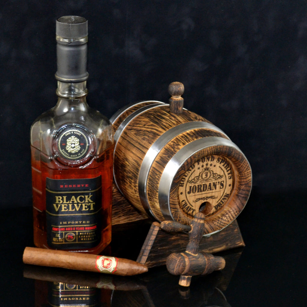 Gift For man, Barrel 1, 2, 3, 5, 10, 15 Liter Rum Aging Bourbon Personalized Oak Whiskey  Barrel Gift Man Scotch Lover wooden cask winemaker