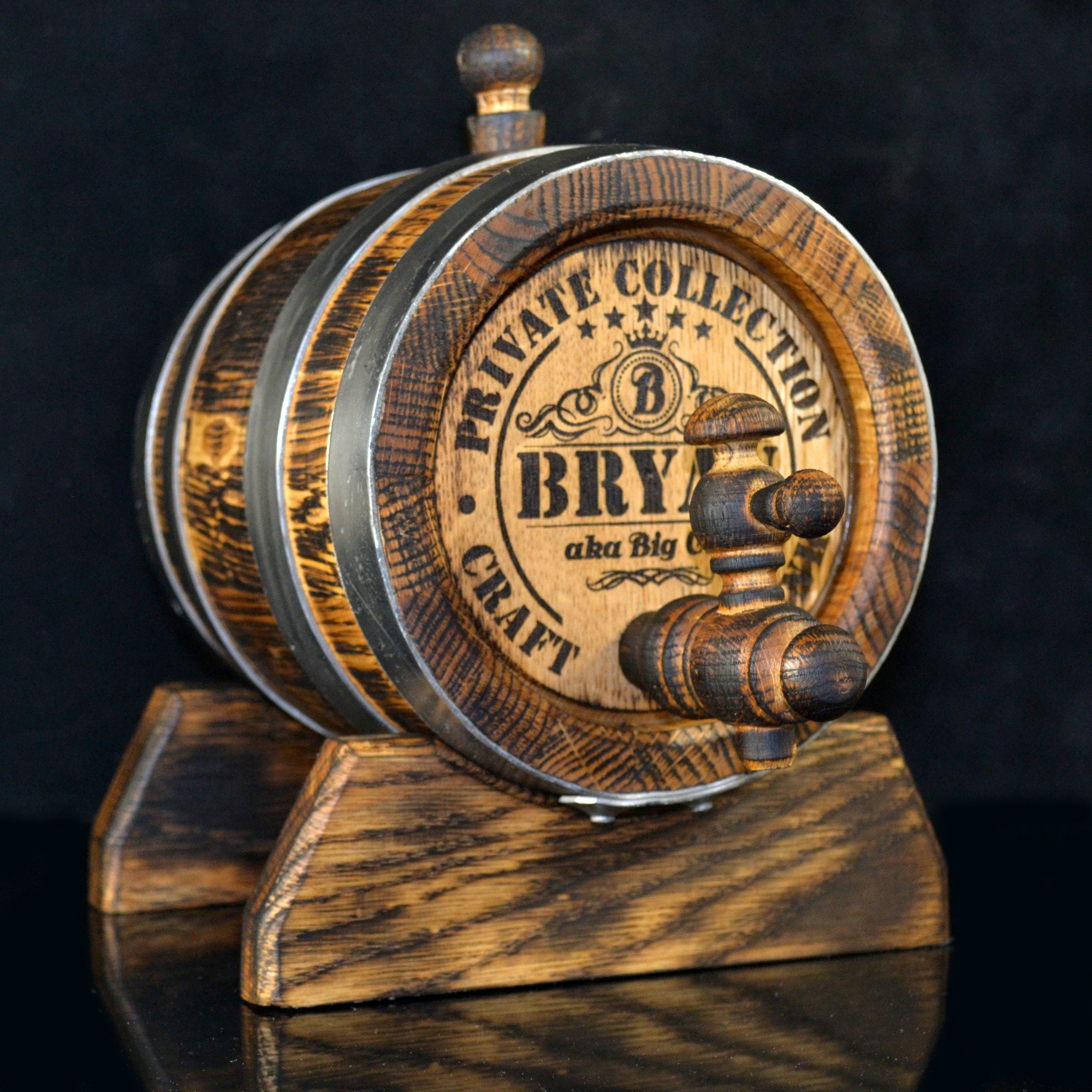 Personalized whiskey barrel Barrel 1, 3, 5. 10, 15 L Oak Barrel, Rum Bourbon Barrel, Aging Barrel Scotch Lover barrel Custom Laser Engraving